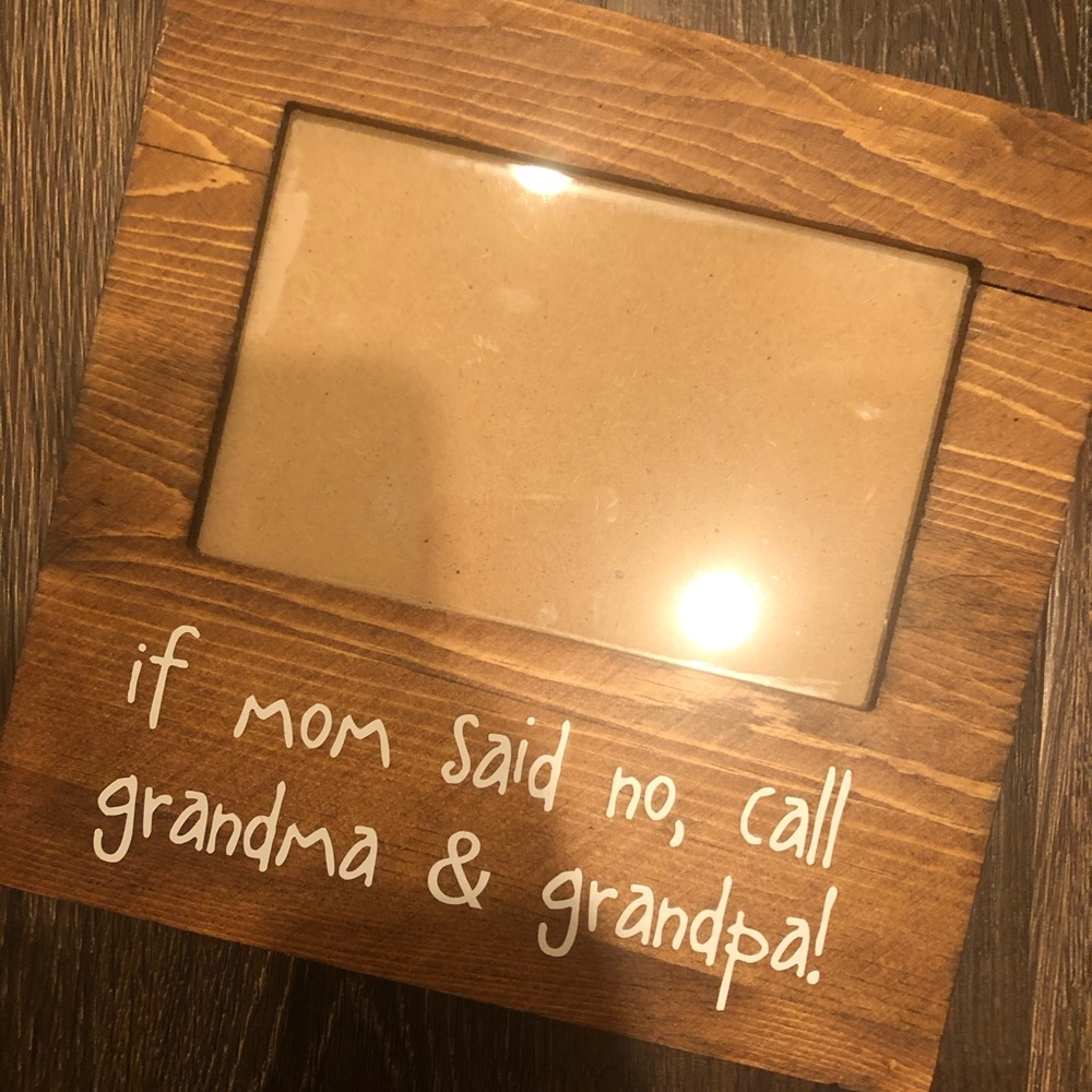 Grandparents picture frame